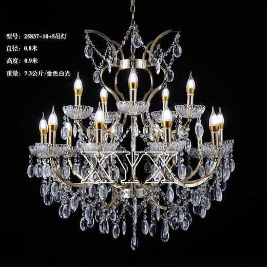 50837-10+5吊灯（运费自理） 商品图0