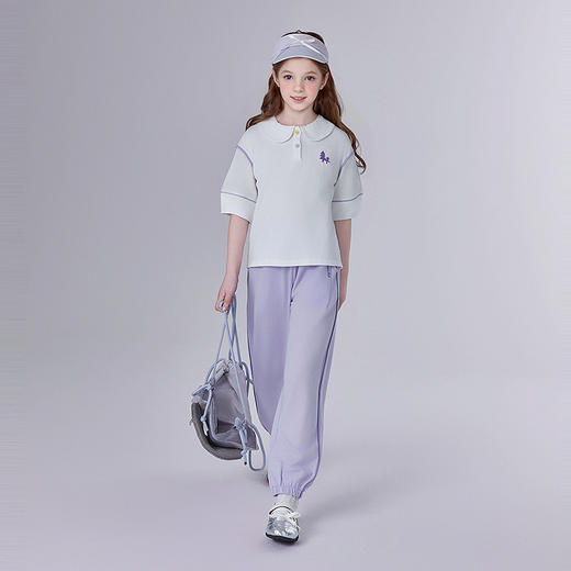 笛莎Deesha 童装女童裤子2025夏新款女童艾草冰霜丝防蚊裤 商品图2