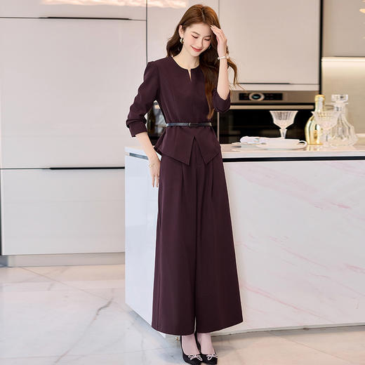 时尚气质通勤，两件套裤配腰带 HR-HBLJRA1083 商品图1