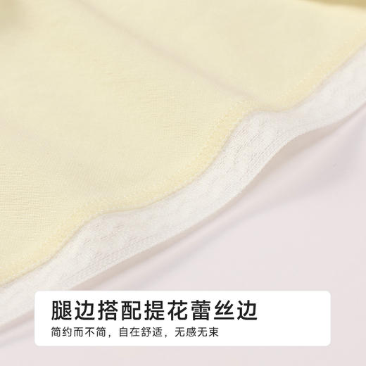 都市丽人舒肤棉纯棉系列棉茶平角裤LKH5B4 商品图6