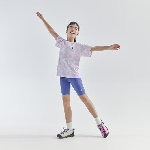 cicochild2025年夏季新款亲子中大女童骑行裤高弹亲肤凉感五分裤 商品图4