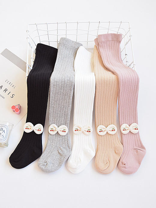 【春秋薄款精棉，儿童连裤袜~】女童打底裤 春秋薄款 精梳棉童裤袜 宝宝打底袜 儿童春季中厚婴儿连裤袜-QQ 商品图2