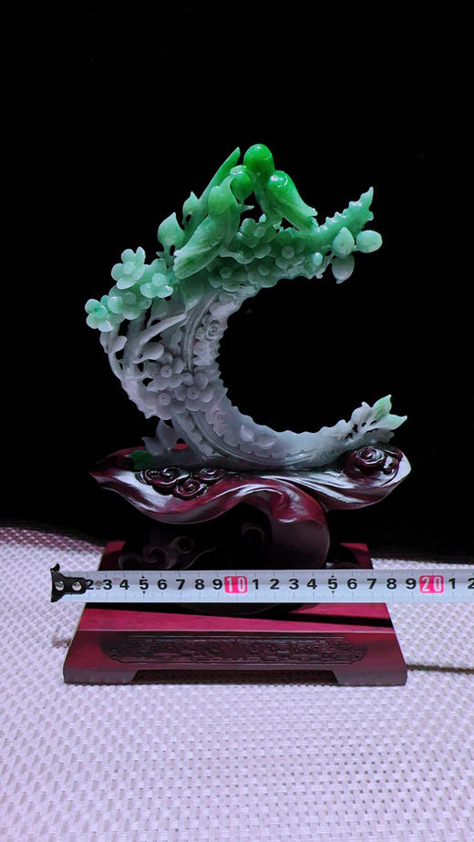 620890翡翠摆件【喜上眉梢】 商品图1
