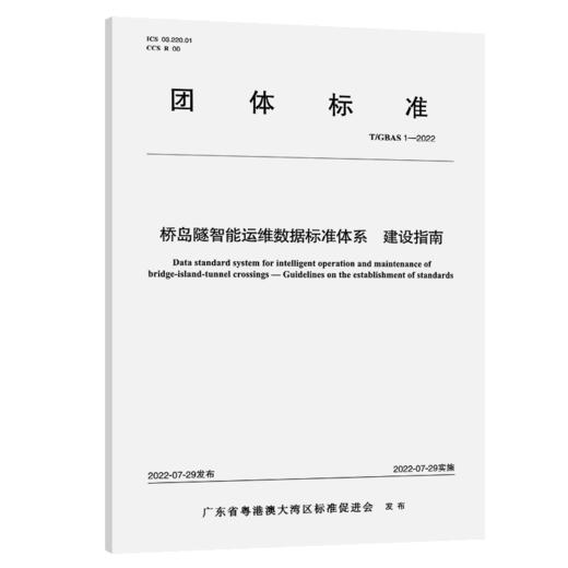 桥岛隧智能运维数据标准体系 建设指南T/GBAS 1—2022 商品图2