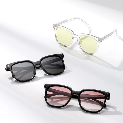 普莱斯新款太阳镜9033 潮流不撞款 超酷个性 男女同款 三色可选 TR材质镜框 偏光镜片 商品图3
