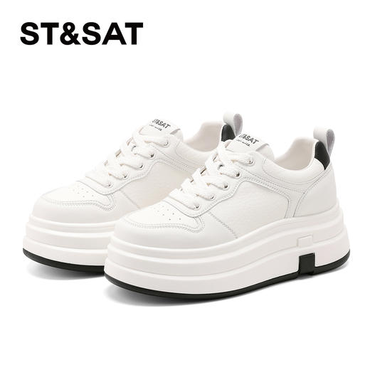 星期六时尚百搭休闲透气厚底板鞋SSD1112C9M 商品图8