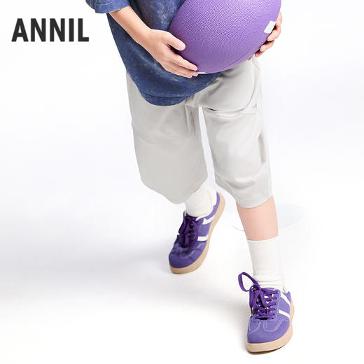 男童全腰液氨针织七分裤夏季新款安奈儿童装实体店同款AB526646 商品图1