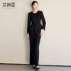 艾尚臣高端西装外套女黑色职业装酒店珠宝店前台西服正装工作服春 商品缩略图2