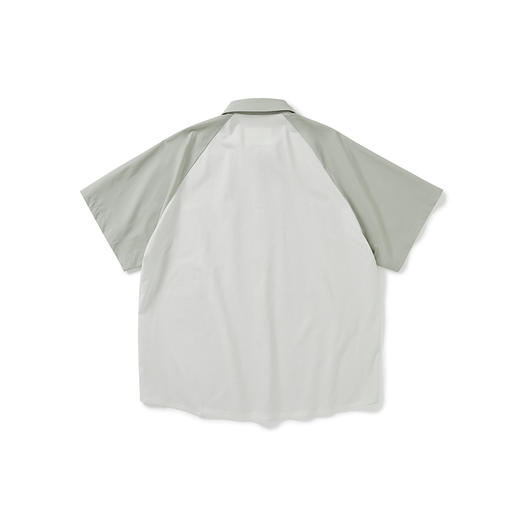 WHEELS and WIND Air Ctrl背后拼接透气伸缩性运动短袖衬衫 商品图4