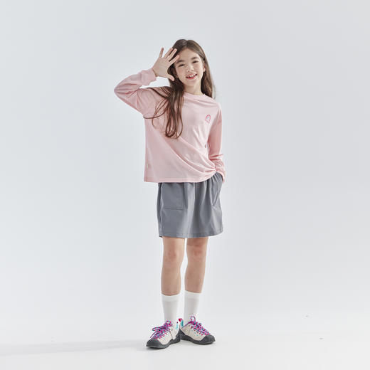 cicochild 2025年夏季新款中大女童轻薄长袖T恤亲子款天丝棉上衣 商品图4