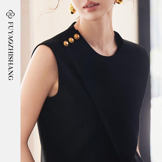 FUYAO扶摇 2025夏季休闲时尚套装女高级感宽松无袖 【定制款不退换】 商品图2