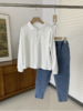【校服内搭神器】高克重儿童小清新纯棉POLOT恤☺️，太好看了！ 📍100%有机长绒棉，柔软亲肤，吸湿排汗！娃穿着运动出汗也不怕闷汗着凉！ 商品缩略图5