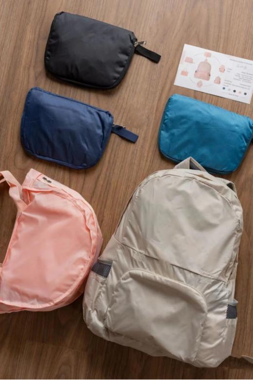 🔥外贸出口尾单！！！❤️出口品质【YOOHOPE折叠收纳两用皮肤包】✔️吊牌价RMB💰139 开团💰29.9！ 🌻1包两用❗是双肩包，还可以变身手提包‼ 商品图2