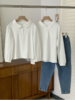 【校服内搭神器】高克重儿童小清新纯棉POLOT恤☺️，太好看了！ 📍100%有机长绒棉，柔软亲肤，吸湿排汗！娃穿着运动出汗也不怕闷汗着凉！ 商品缩略图3