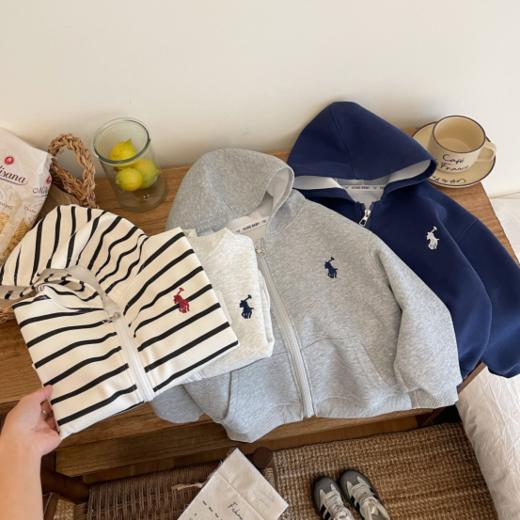 😍宝妈宝爸们看过来👩👦，【佑族春季新款儿童华棉刺绣拉链连帽外套Y2501😎】又到了给宝贝们置办春装的时候啦 商品图2