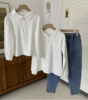 【校服内搭神器】高克重儿童小清新纯棉POLOT恤☺️，太好看了！ 📍100%有机长绒棉，柔软亲肤，吸湿排汗！娃穿着运动出汗也不怕闷汗着凉！ 商品缩略图2