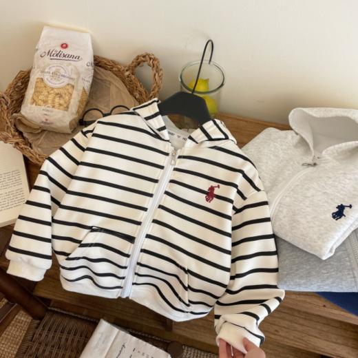 😍宝妈宝爸们看过来👩👦，【佑族春季新款儿童华棉刺绣拉链连帽外套Y2501😎】又到了给宝贝们置办春装的时候啦 商品图5