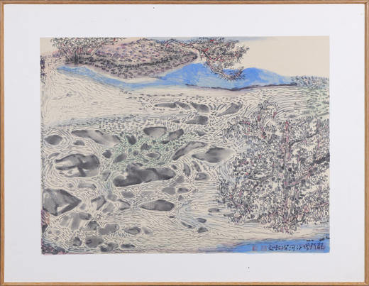 林顺文《山水之六》国画34CM*44.5CM约1.4平尺手绘纸本宣纸作品【原作编号GH0454】 商品图7