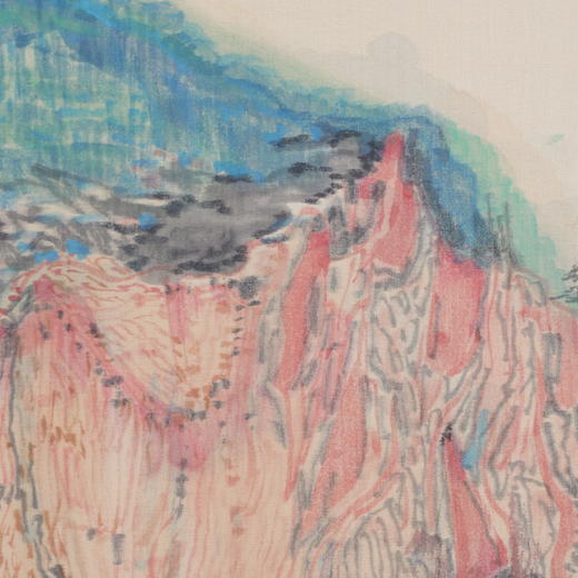 林顺文《山水之五》国画34CM*44.5CM约1.4平尺手绘纸本宣纸作品【原作编号GH0453】 商品图3