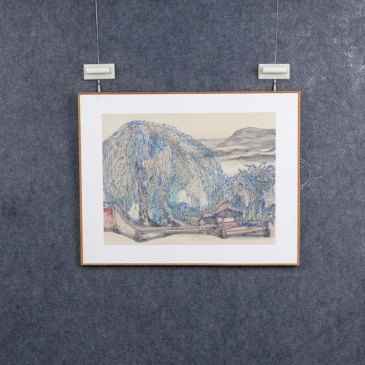 林顺文《山水之一》国画34CM*44.5CM约1.4平尺手绘纸本宣纸作品【原作编号GH0449】 商品图8