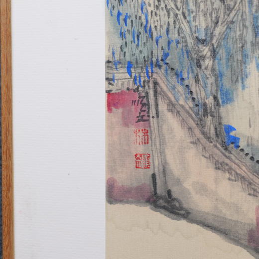 林顺文《山水之一》国画34CM*44.5CM约1.4平尺手绘纸本宣纸作品【原作编号GH0449】 商品图4