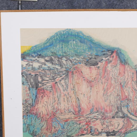 林顺文《山水之五》国画34CM*44.5CM约1.4平尺手绘纸本宣纸作品【原作编号GH0453】 商品图7