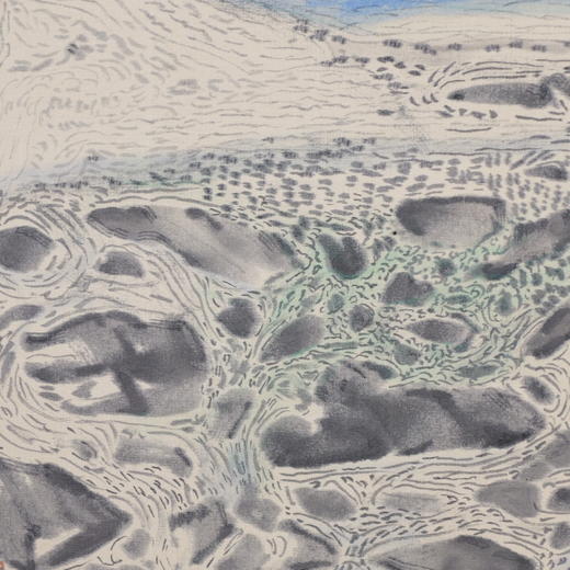 林顺文《山水之六》国画34CM*44.5CM约1.4平尺手绘纸本宣纸作品【原作编号GH0454】 商品图4