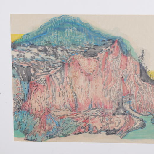 林顺文《山水之五》国画34CM*44.5CM约1.4平尺手绘纸本宣纸作品【原作编号GH0453】 商品图8