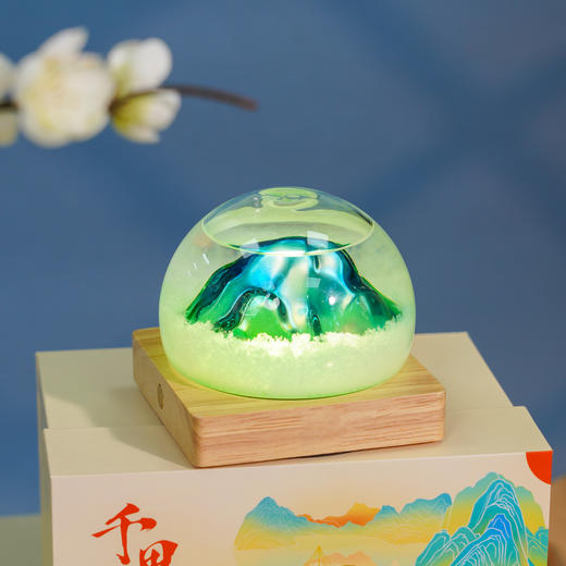 千里江山气象瓶 预报天气 3种灯光可调节 一瓶多用 商品图3