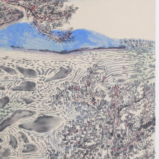 林顺文《山水之六》国画34CM*44.5CM约1.4平尺手绘纸本宣纸作品【原作编号GH0454】 商品图5