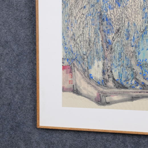林顺文《山水之一》国画34CM*44.5CM约1.4平尺手绘纸本宣纸作品【原作编号GH0449】 商品图5