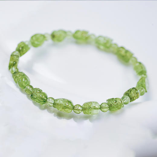 橄榄石手链 | 貔恘形状水晶 饰品月下世界「下单后72小时内发货」 商品图3