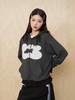 Mood Like Me/MWT2504/花朵贴布绣黑灰条纹连帽卫衣 商品缩略图3
