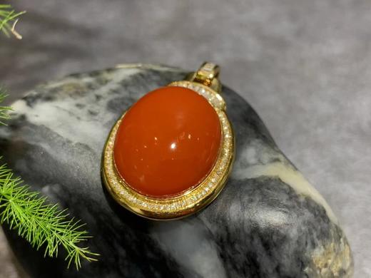 【御珠宫坊】金镶南红吊坠 商品图8