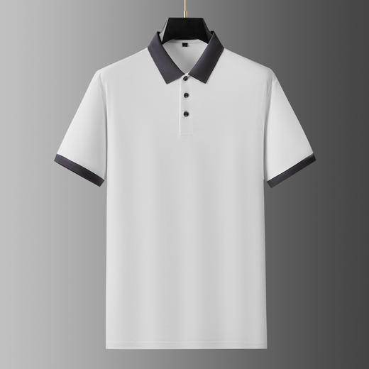 【棉质】【DDA】大依优型大码短袖POLO衫翻领商务休闲透气半袖夏季上衣 商品图0
