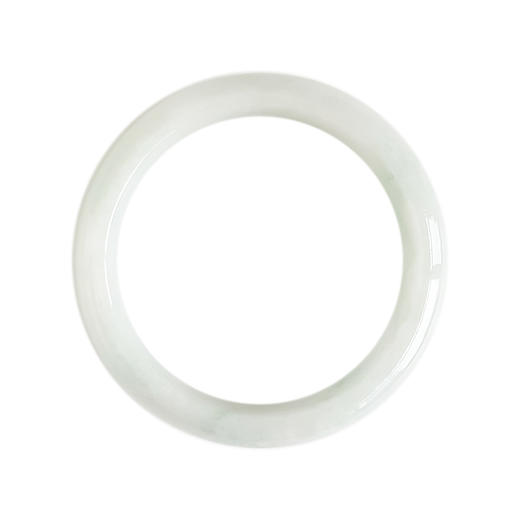 【天然正品】天然正桩浅青豆种57号翡翠手镯050325XY19 现售价：980 特价 商品图0