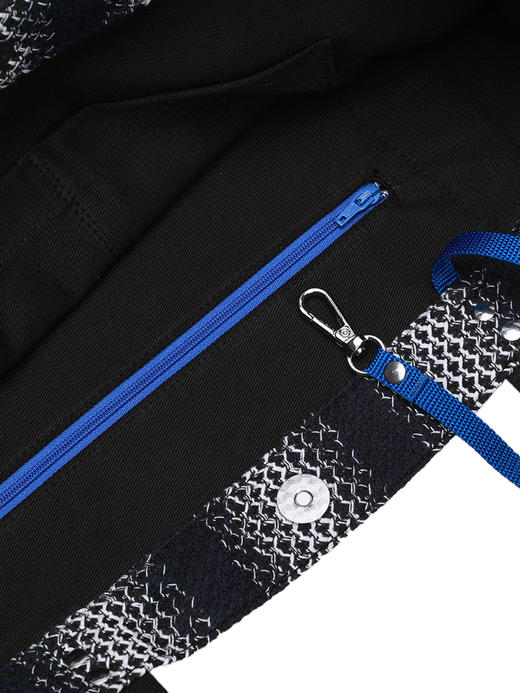 callisto藏青条纹手提袋 商品图4