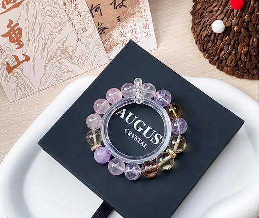 【正桃花】天然马达加斯加粉晶手链 有证书！芙蓉石马粉水晶貔貅手链桃花手串 商品图4