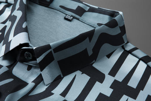 【棉麻】【DDA】大依优型大码花衬衫短袖衬衫翻领衬衣商务休闲透气半袖夏季上衣男士 商品图4