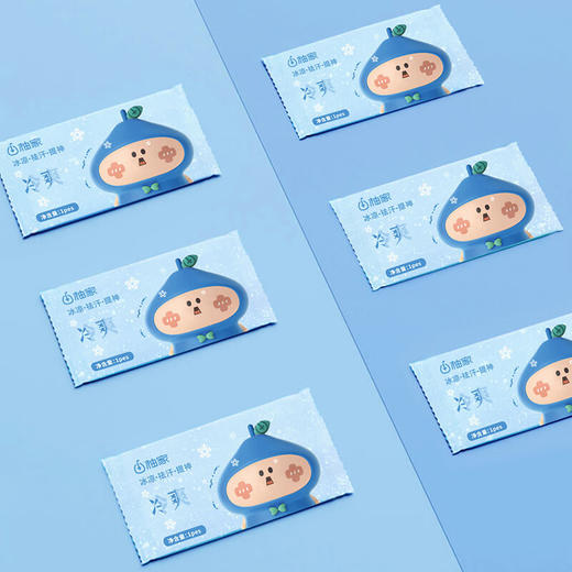 【分仓直发包邮】柚家凉感湿巾独立包装便携式40744（100片/箱） 商品图4