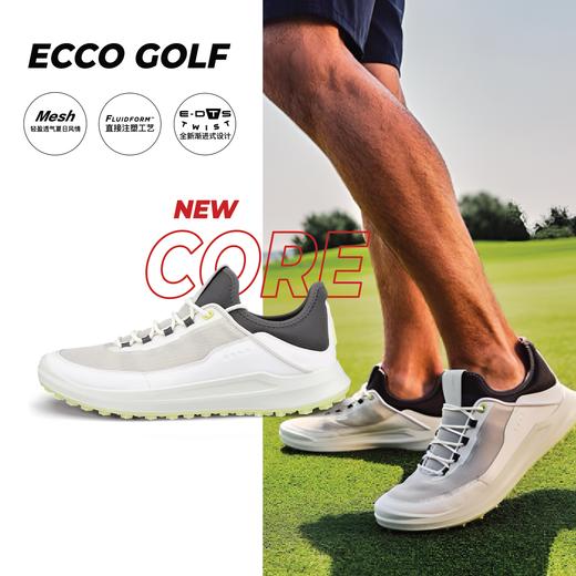 【高尔夫核心】ECCO男子高尔夫球鞋透气网眼回弹缓震舒适 春夏款 100814 商品图0