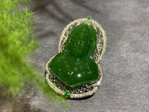 【御珠宫坊·传藏系列】金镶碧玉观音 商品图8