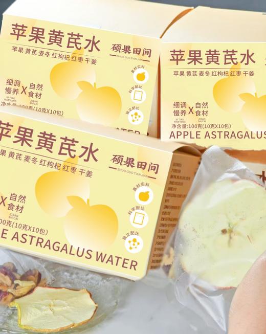 硕果田间苹果黄芪水100g*3盒 商品图0