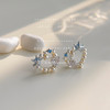 锆石海星爱心耳钉 商品缩略图0