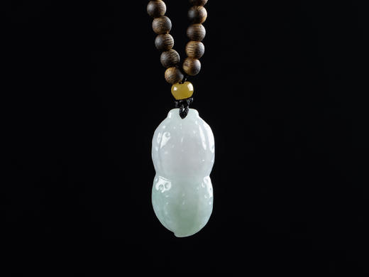 XY0003原创沉香+翡翠花生挂件 商品图4