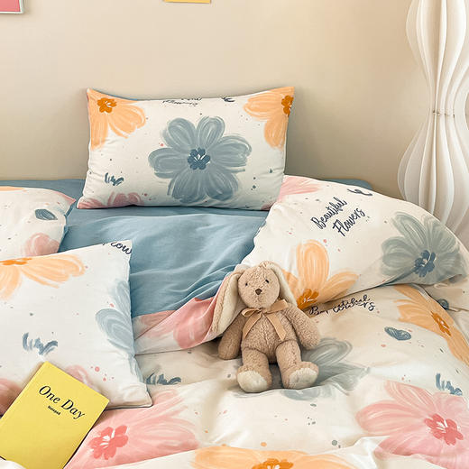 全棉印花系列单被套 耐磨耐用透气印花纯棉被套 商品图9