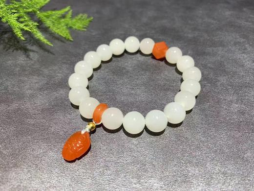 【御珠宫坊】羊脂白玉手串 商品图3