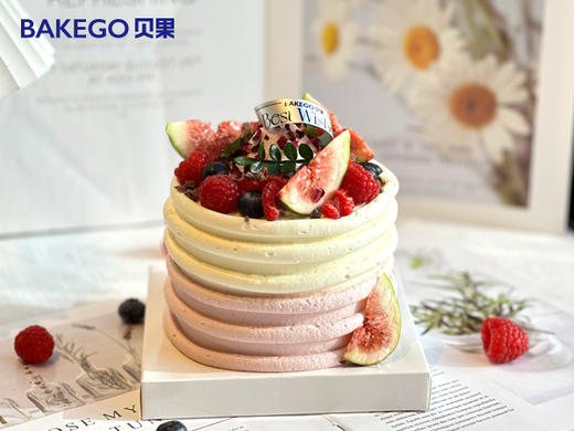 《树莓无花果酸奶蛋糕》轻糖蛋糕 商品图0