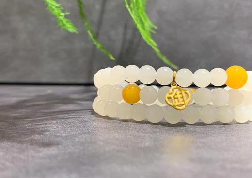 【御珠宫坊】羊脂白玉珠串 商品图8