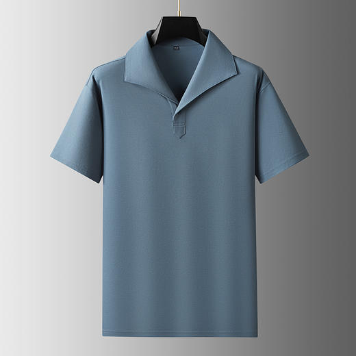 【棉质】【DDA】大依优型大码翻领短袖POLO衫休闲透气半袖夏季上衣男士胖子 商品图0